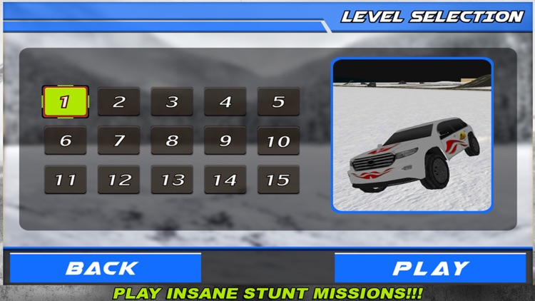4x4 Crazy Snow Jeep Simulator 3D screenshot-4