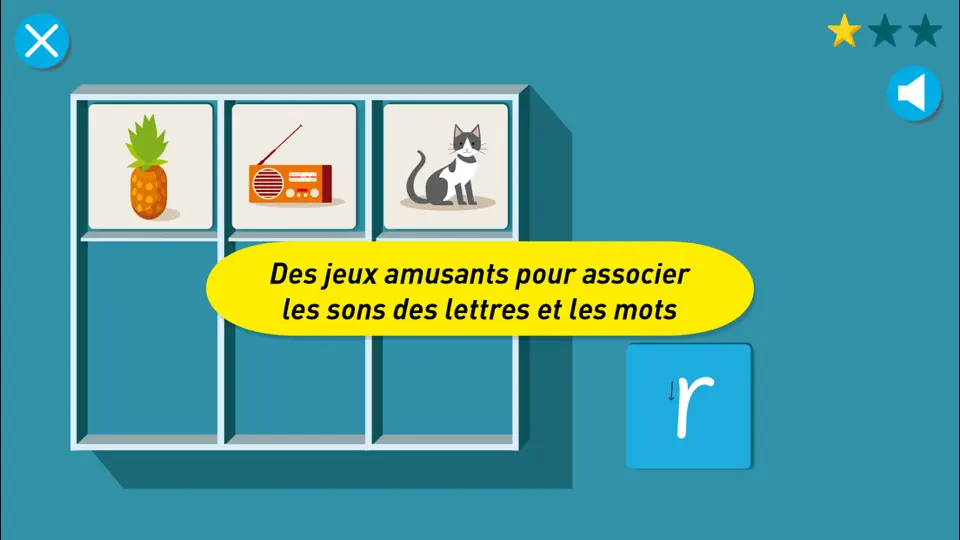 Capture d'écran de Le Son Des Lettres Montessori - Français, Anglais, Espagnol, Allemand Et Italien sur iPhone 2