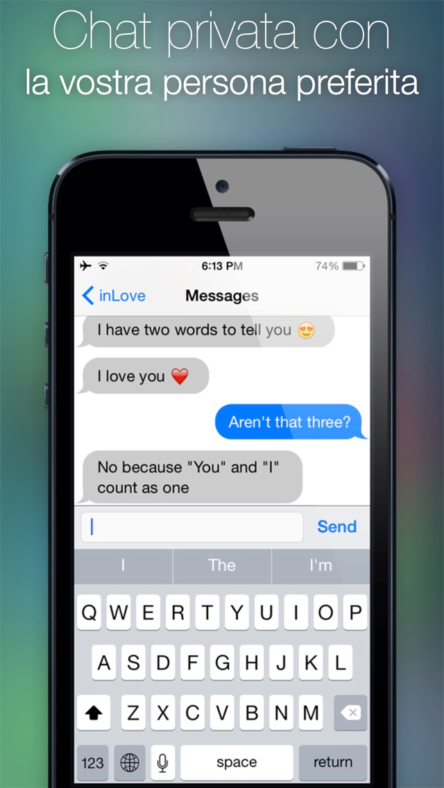 inLove - App per due conto alla rovescia dellevento diario chat privata appuntamento e flirt per coppie innamorate