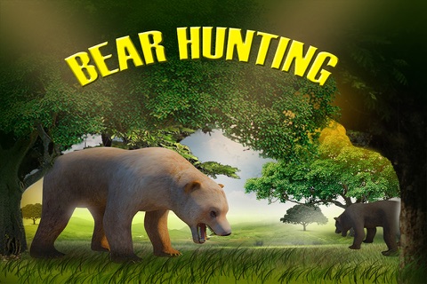 Angry Bear Attack : 3D sniper hunting game in the wild safari jungle screenshot 2