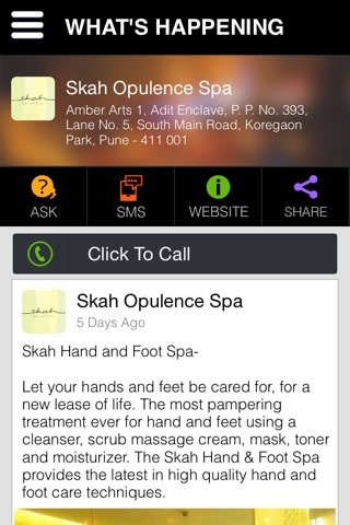 Skah Opulence Spa screenshot 2