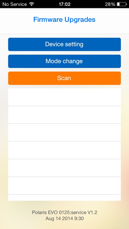 Polaris EVO 0125: service