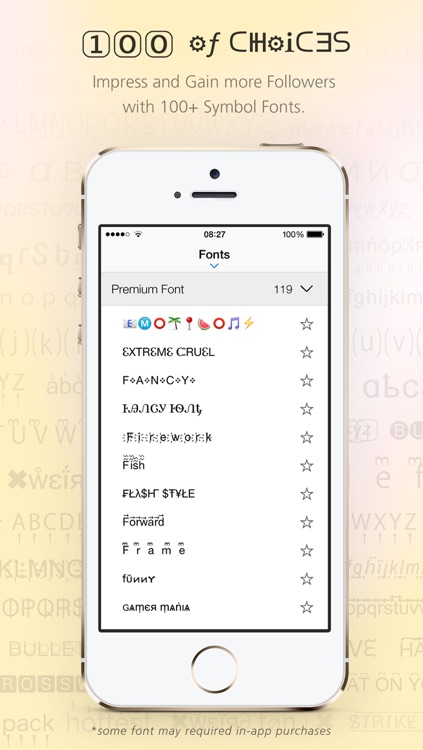 Symbol Font Mix Free - Cool New Fonts and Font Changer for Chat ...