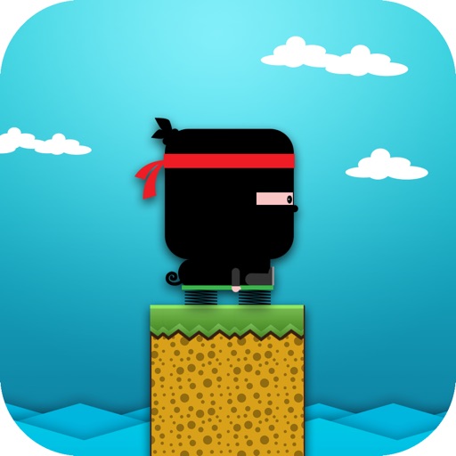 Ninja Hero Jump - fly high with amazing springs Icon