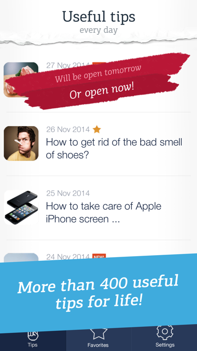 Screenshot #1 pour Useful Tips - Tricks, Advise and Wisdom to simplify your life