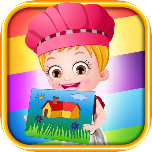 Baby Hazel Learn Colors Icon