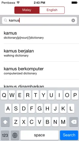 Game screenshot Kamus - Dictionary of Bahasa Malaysia ~ English hack