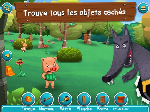 Screenshot #6 pour Les Trois Petits Cochons - Cherche et trouve