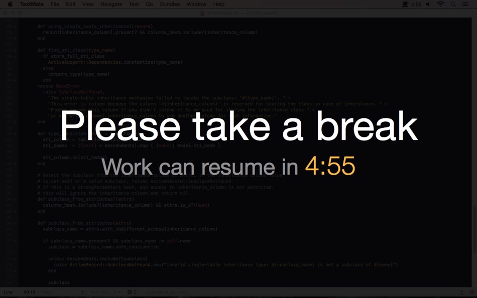 Take A Break, Please for Mac OS X - 1.0.1 - (macOS)
