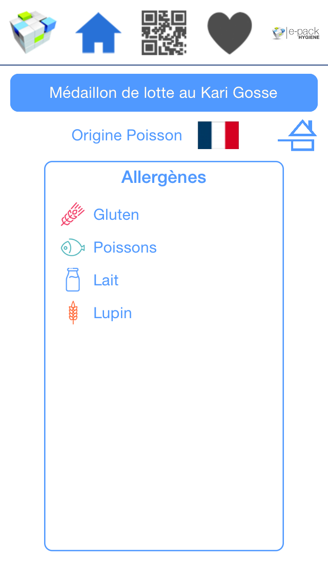 Screenshot #3 pour e-pack Allergen