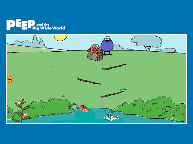 ‎PEEP and the Big Wide World Quack’s Apples Screenshot