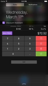 Discount Assistant - Shopping Calculator screenshot #1 for iPhone