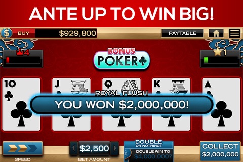 Shake The Sky Video Poker screenshot 2