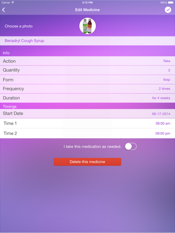 Screenshot #5 pour iPatientCare - Medication Adherence