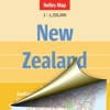 Новая Зеландия. Туристическая карта.
