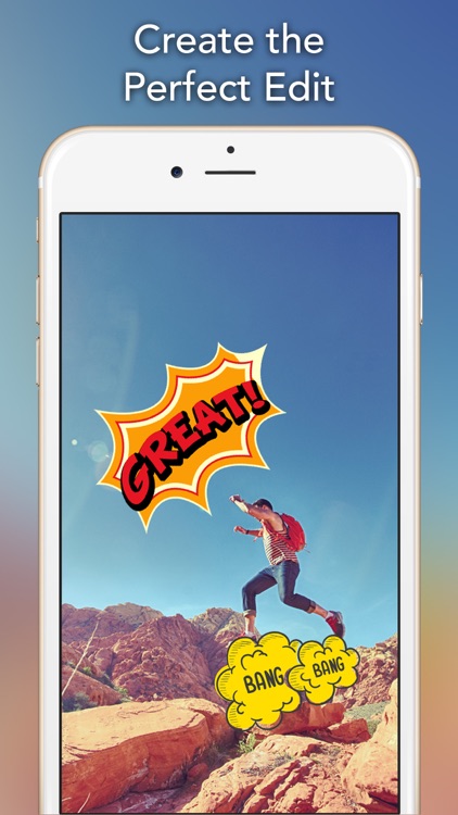 Comic Strip Bubbles and Text Stickers