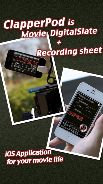 ClapperPod -DigitalSlate- screenshot