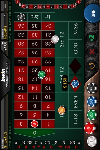 bwin Stadium Casino – Mobile Blackjack, American & European Roulette in 3D screenshot 4