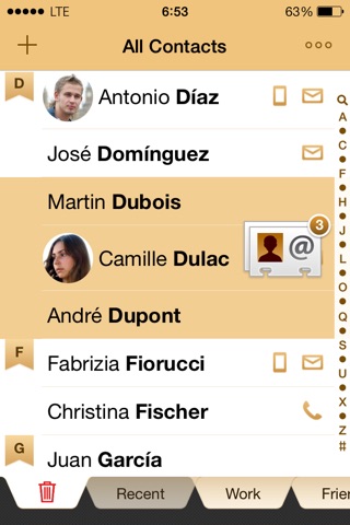 Contacts Pro for iPhone screenshot 3