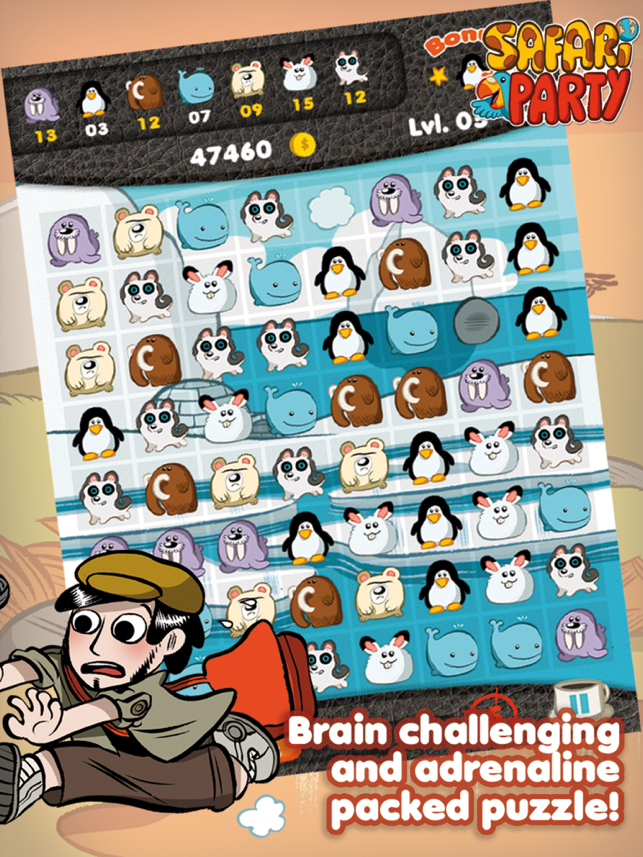 ‎Safari Party - Match3 Puzzle Game with Multiplayer Screenshot