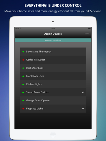 Dwelling - Smart Home Universal Remote iPad screenshot 5 - Lifestyle app