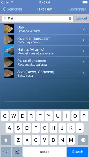 Screenshot von Pocket Guide UK Sea Fishing Lite auf dem iPhone 4