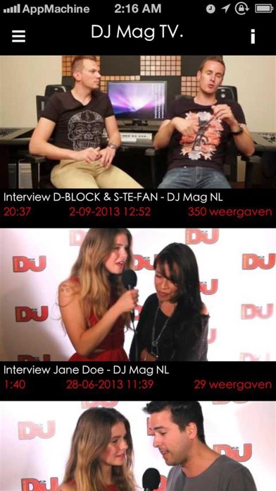 Screenshot #2 pour DJ Mag NL.