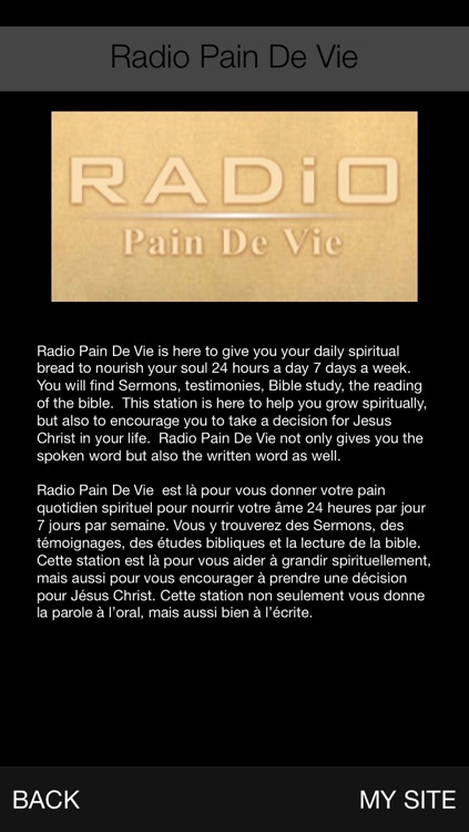 Radio Pain De Vie