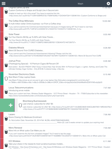 Screenshot #5 pour MailWasher Mobile