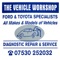 Vehicle servicing, MOT tests, general repairs and more, The Vehicle Workshop can help you and your car
