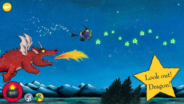 Room on the Broom Flying