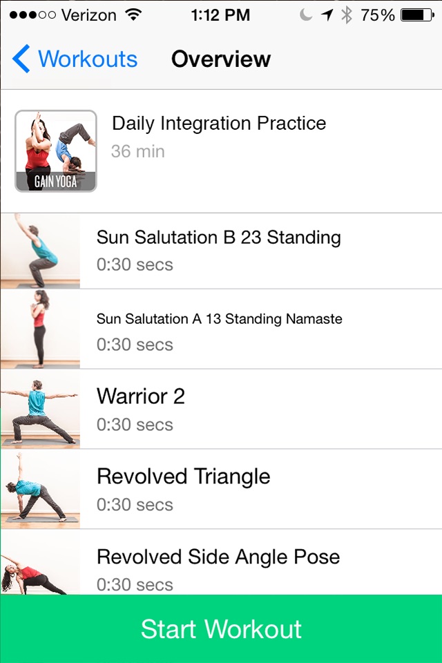 GAIN Yoga - free custom yoga routines for men & women. screenshot 2