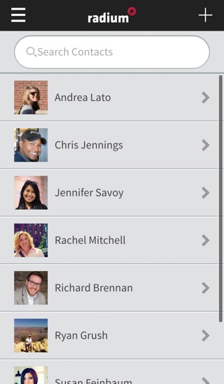 Radium CRM iPhone screenshot