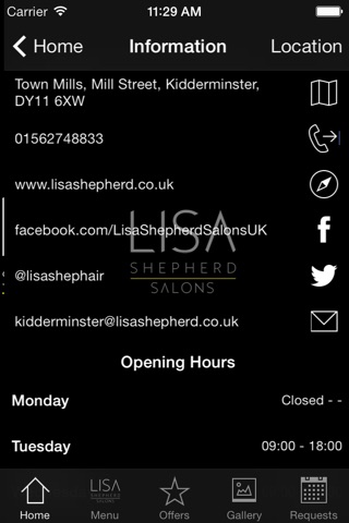Lisa Shepherd Salon screenshot 3