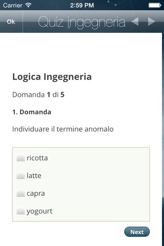 Quiz Ammissione Ingegneria screenshot 2