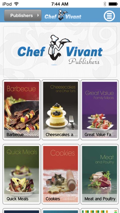 Chef Vivant - iPhone Edition - Customizable, Interactive, Digital Cookbooks and Recipe Channels