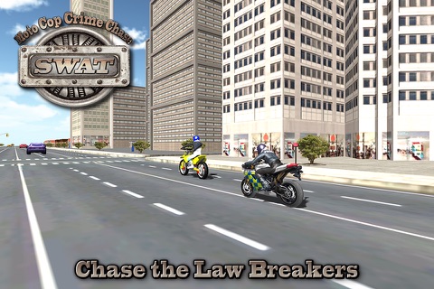 SWAT City Police Moto Cop Crime Chase 3D screenshot 2