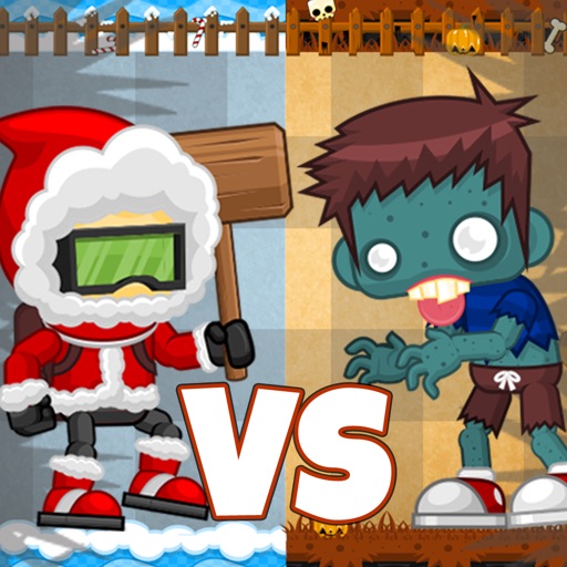 Christmas vs Halloween Defense iOS App
