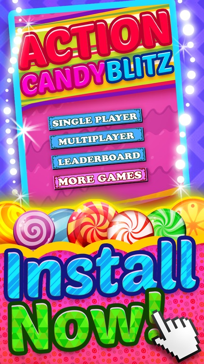 Action Candy Blitz 2015 - Soda Pop Match 3 Candies Game For Children HD FREE screenshot-4