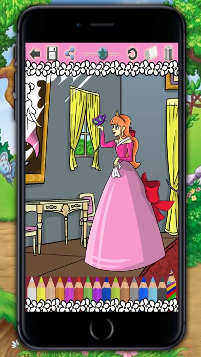 How to cancel & delete Coloring book with your favorite Princesses from iphone & ipad 4