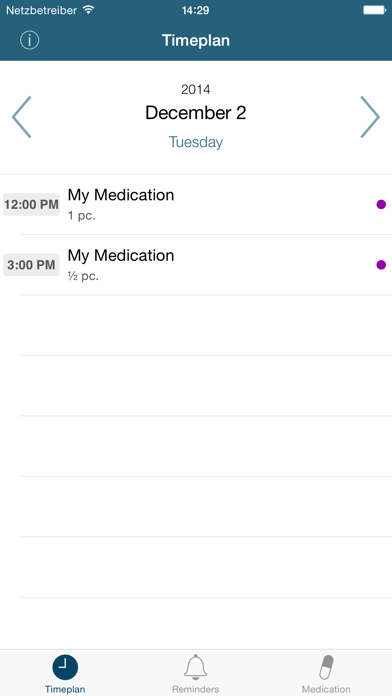 Screenshot #1 pour Medication Alarm