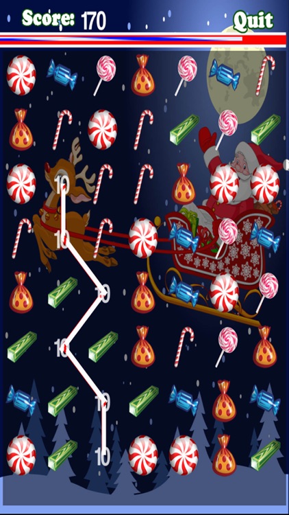 Santa's  Candy Match Mania - Sweet Christmas Connect FREE! screenshot-3