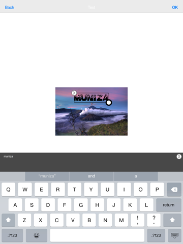 munizaGram - photo editor for you phone iPad screenshot