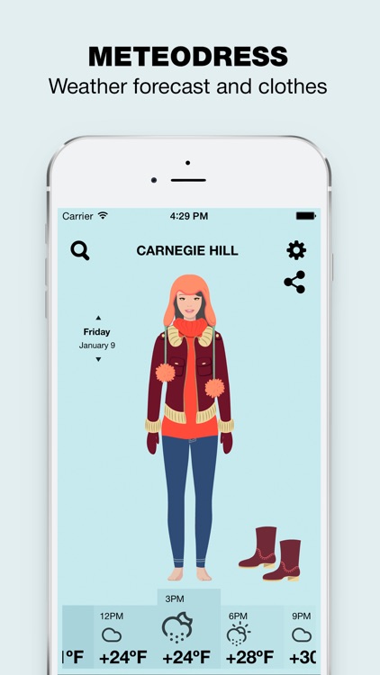 MeteoDress: weather forecast and what to wear