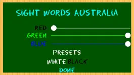 Game screenshot Sight Words Australia Home Version QLD apk