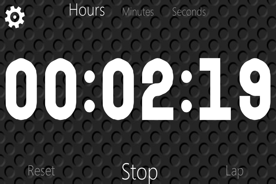 Stopwatch and Timer with big numbers screenshot 2