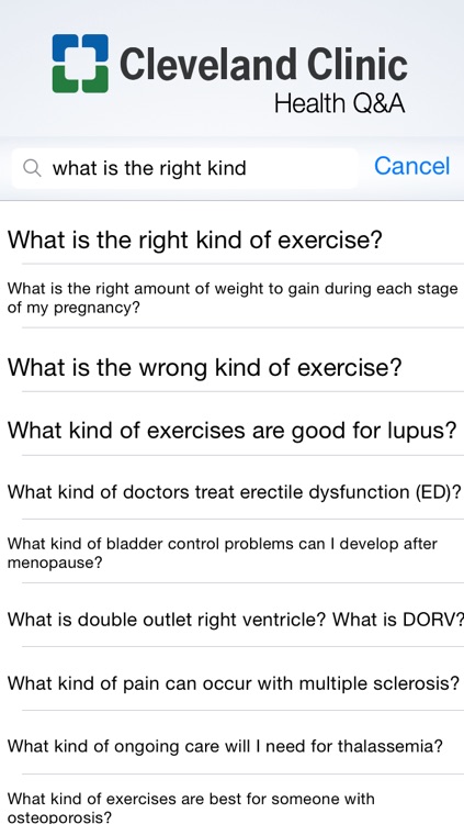 Cleveland Clinic Health Q&A screenshot-3