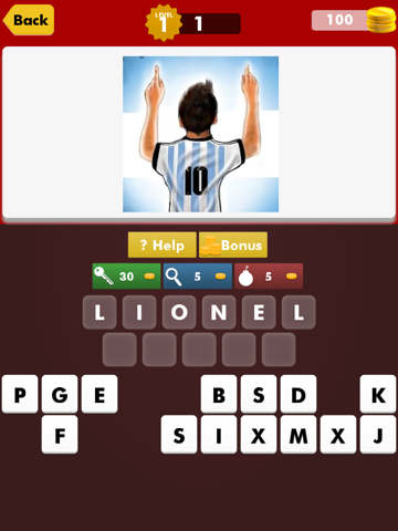 Screenshot #4 pour AAA Football Player Trivia ( Soccer Star Caricature Quizzes )