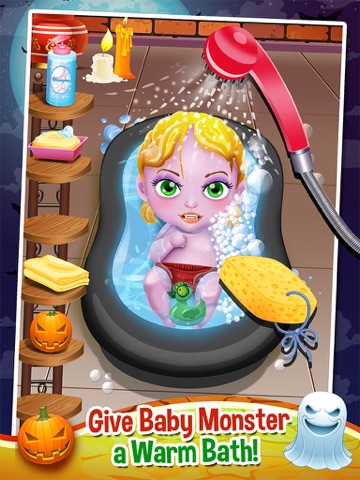 Mommy's Monster Pet Newborn Baby Doctor Salon - my new born spa care games!のおすすめ画像4