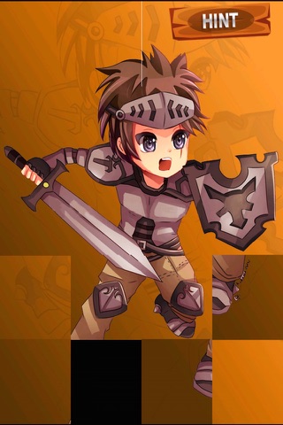 A Brave Warrior Puzzle Match - Strategy Tile Slide Hero screenshot 3